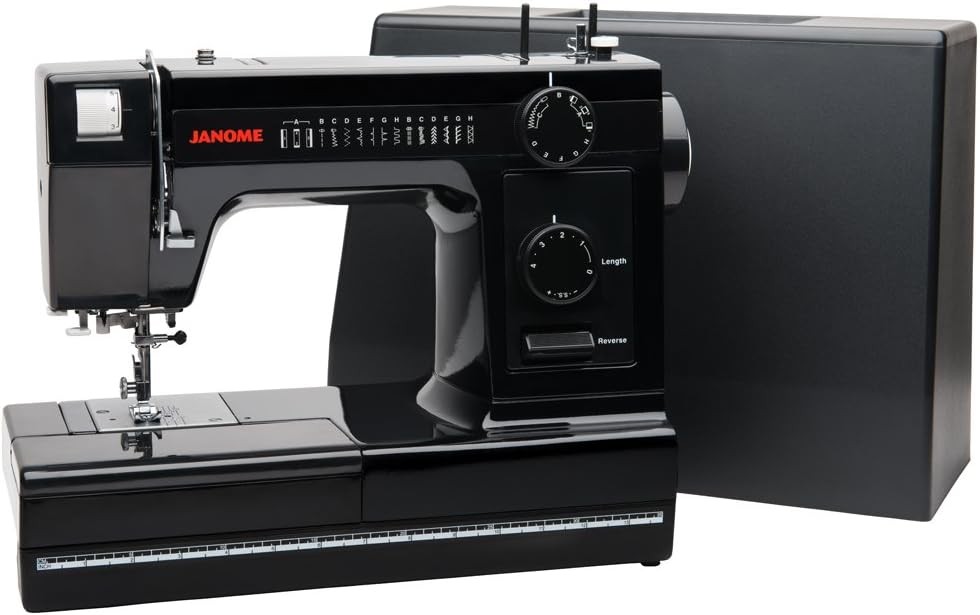 Janome HD1000BE HD1000 Black Edition All Metal Body Sewing Machine, one size